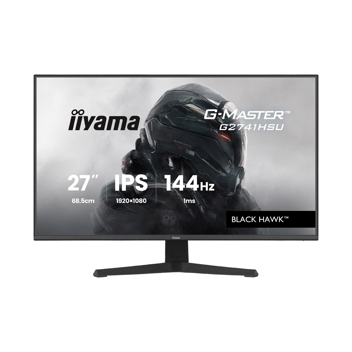 Iiyama G2741HSU-B1 Gaming Monitor 27? Full HD IPS-Panel, 144 Hz, 1 ms MPRT, FreeSync und G-Sync kompatibel