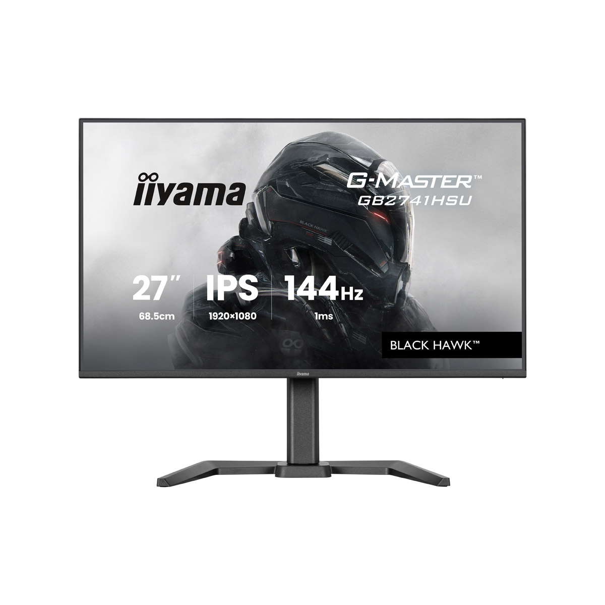 Iiyama GB2741HSU-B1 Gaming Monitor 27? Full HD IPS?Panel, 144 Hz, 1 ms MPRT, FreeSync und G?Sync kompatibel