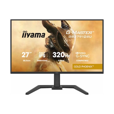 Iiyama GB2791QSU-B1 Gaming Monitor 27" QHD IPS, 320 Hz, 0.6 ms MPRT, USB-Hub, USB-C, G-Sync kompatibel