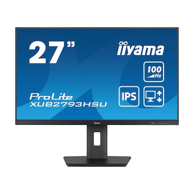 Thumbnail - Iiyama ProLite XUB2793HSU-B6 Office Monitor B-Ware 27" (68.6 cm) ,IPS, USB-Hub, 100Hz Bildwiederholrate