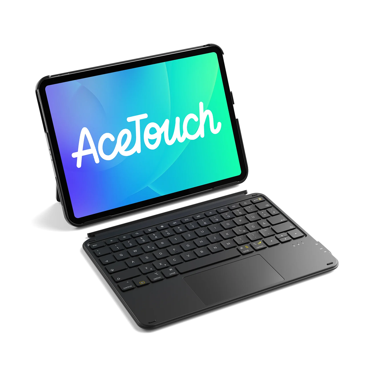 Inateck Ultraleichte Tastaturhülle, schwarz für iPad 11" A16 2025, iPad 10, iPad Air 11" M3/M2 2025/2024, iPad Air 7/6/5/4, iPad Pro 11" 4/3/2/1,