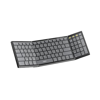 Inateck Faltbare kabellose tragbare Tastatur mit Bluetooth 5.3, kompatibel mit Tablets, Handys, Laptops, PCs