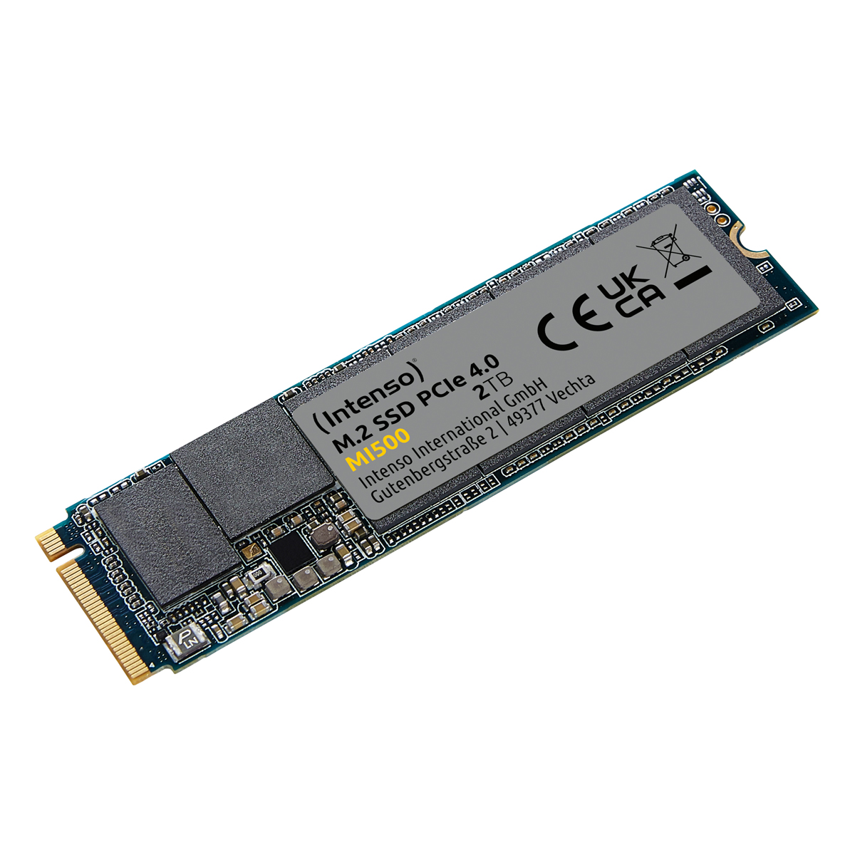 Intenso MI500 SSD 2TB M.2 PCIe Gen4 Interne Solid State Module Interne ...
