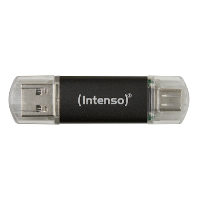 Intenso Twist Line Typ-A/Typ-C 256GB USB-Stick Mit Schutzkappe, bis zu 70 MB/s, USB 3.2 Gen 1x1 (5 Gbit/s)