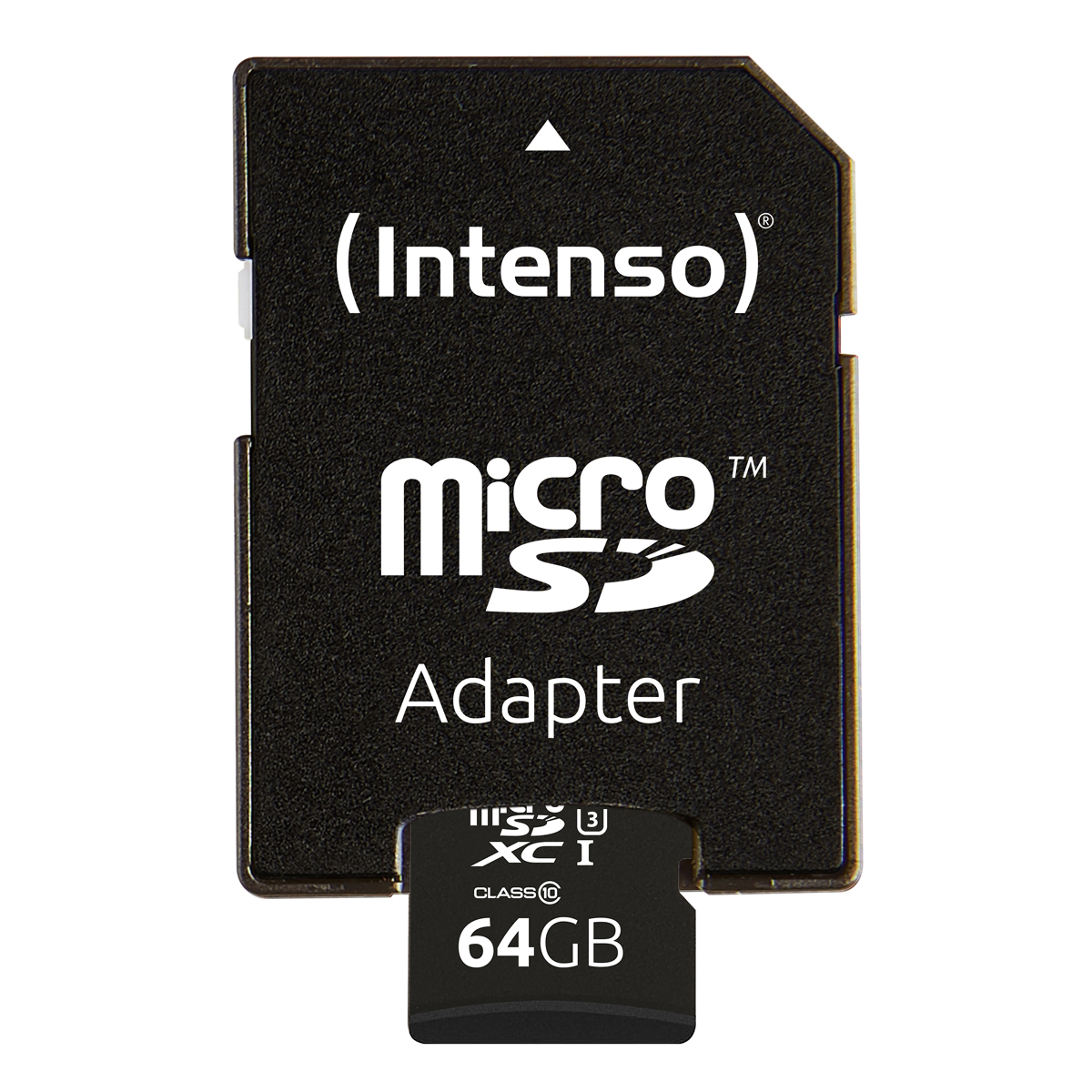 Intenso 64GB MicroSDXC Speicherkarte Professional [inkl. SD Adapter] Speicherkarten Produkt Bild 3