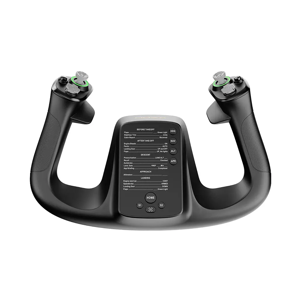 MOZA MFY Yoke Griff Yoke für Flugsimulatoren, realistische Bewegungen, 34 Tasten und Schalter, Wireless Yokeverbindung