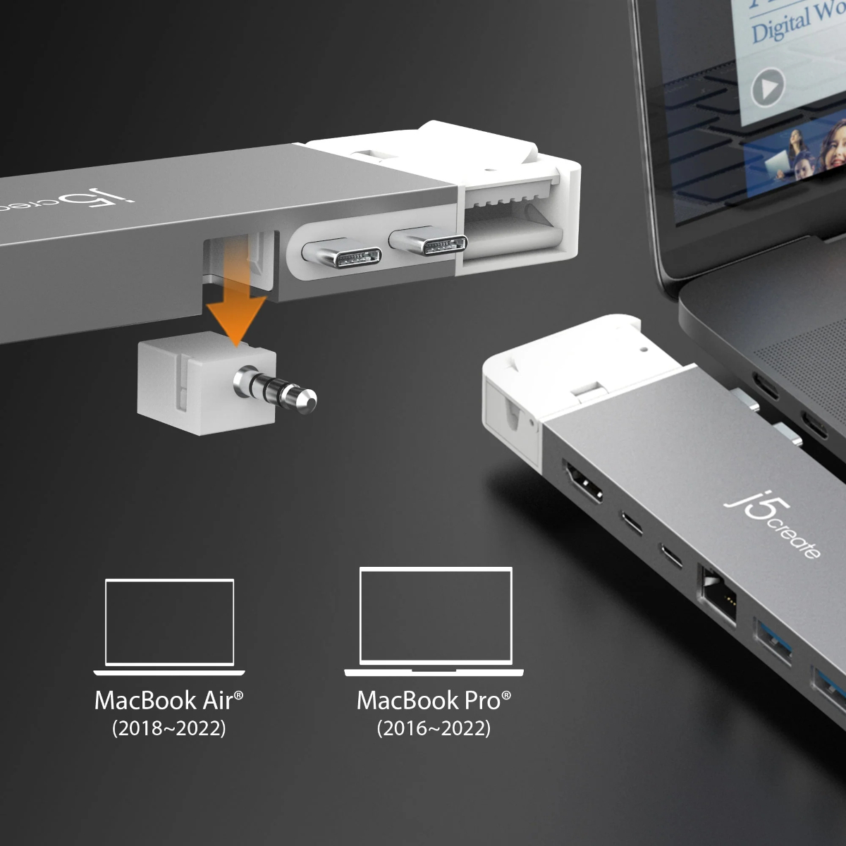 j5create JCD395 - Dockingstation - HDMI, USB4, Dockingstation Produkt Bild 11