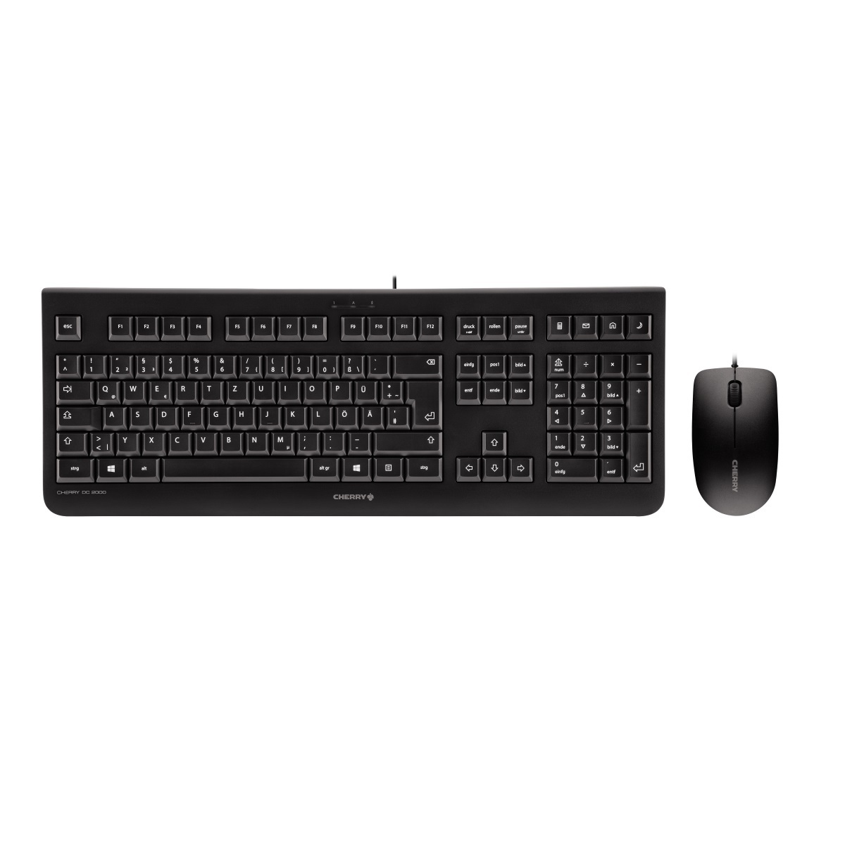 Thumbnail - CHERRY DC 2000 Desktop-Set, schwarz, kabelgebunden