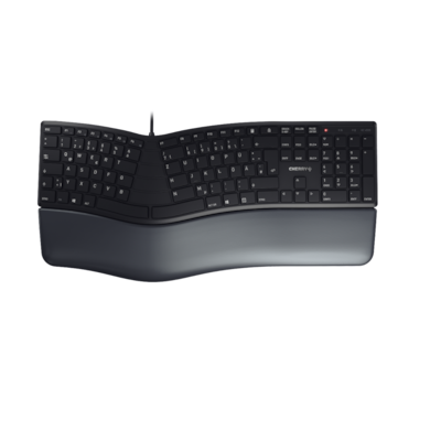 CHERRY KC 4500 ERGO kabelgebundene ergonomische Tastatur mit Handballenauflage