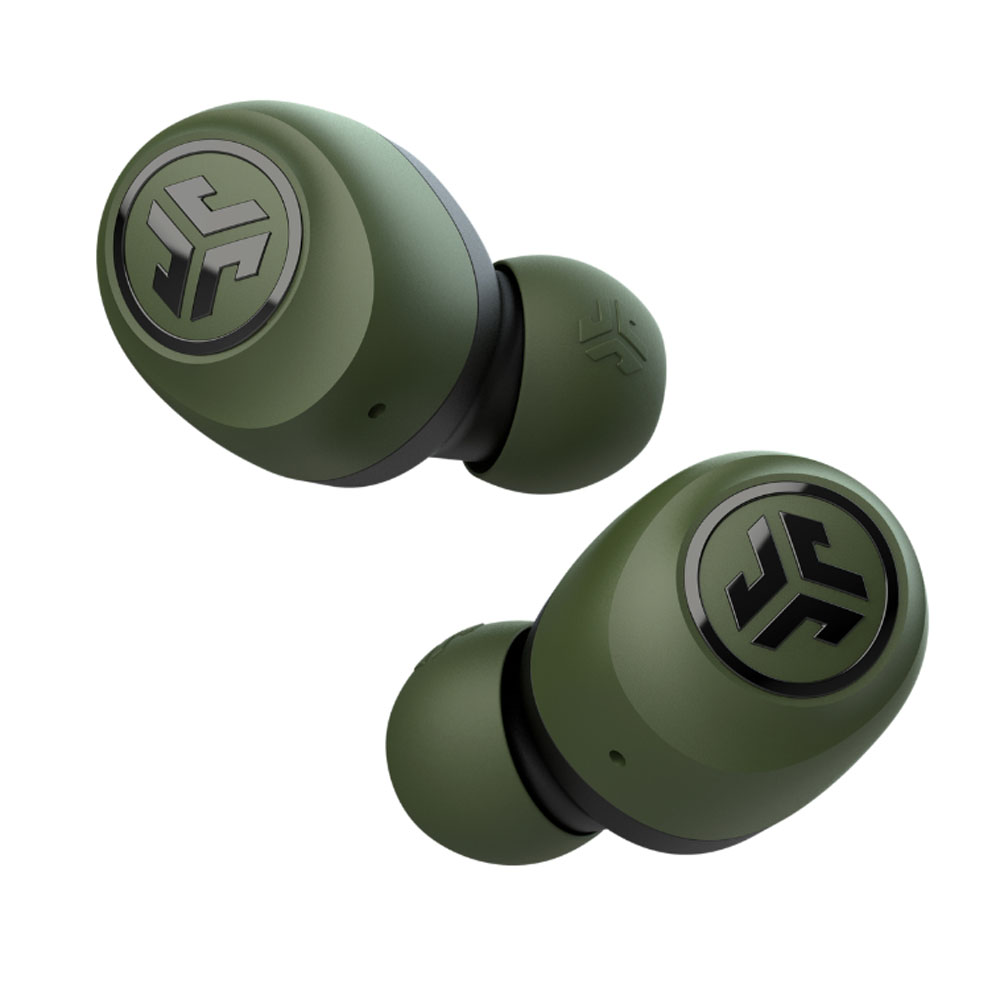 JLab GO Air True Wireless Earbuds grün - in-Ear-Kopfhörer (20 Stunden Akkulaufzeit, eingebautes Mikrofon)