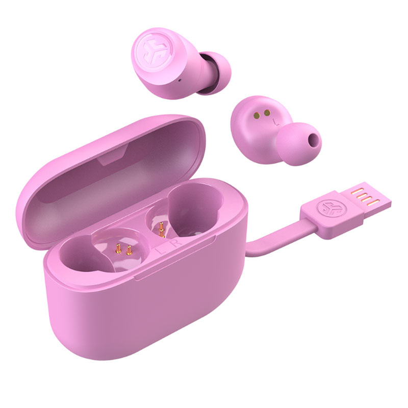 JLab Go Air Pop TWS In-Ear-Kopfhörer Insgesamt mehr als 32 Stunden Spielzeit, Integriertes MEMS-Mikrofon, Wasserfest Kopfhörer Produkt Bild 2