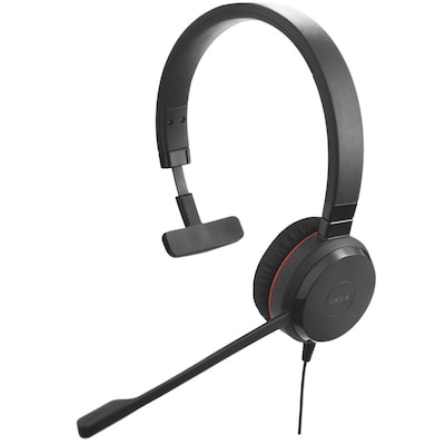 Jabra Evolve 20 SE Headset, Mono, Kabelgebunden USB-A und -C-Anschluss, UC kompatibel, Kunstlederohrpolster