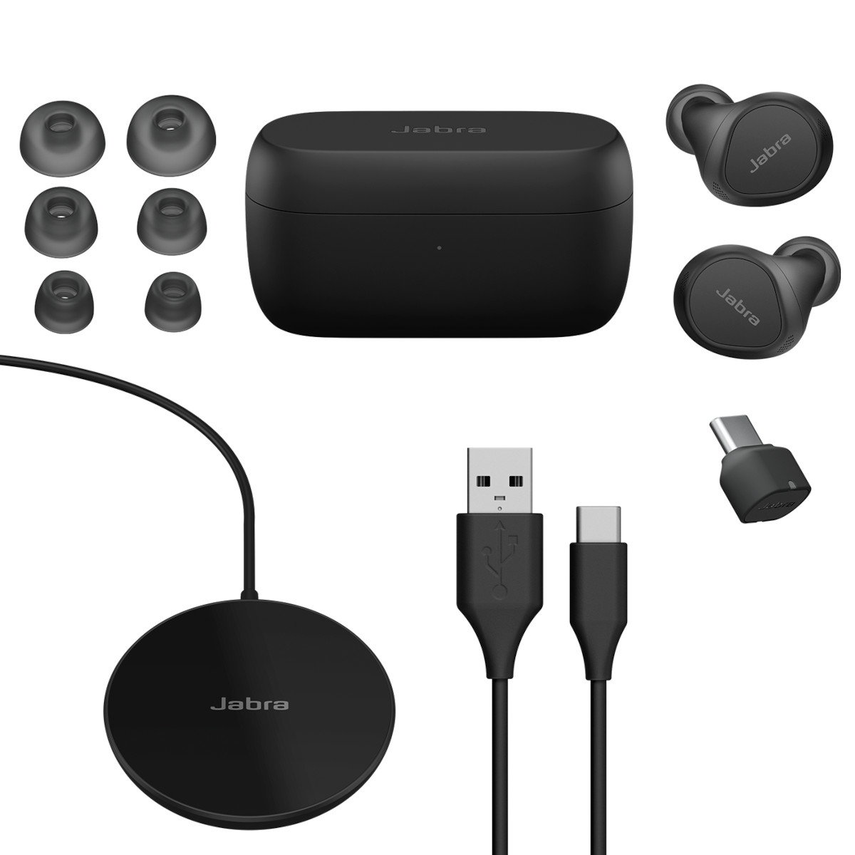 Jabra Evolve2 Buds Kopfhörer - UC Kompatibel, USB-C Anschluss, mit Ladepad Kopfhörer Produkt Bild 6