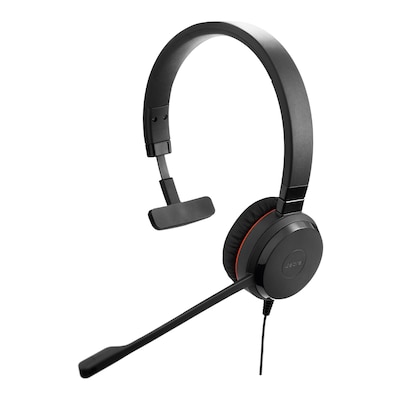 Jabra Evolve 30 II Headset, Mono, USB-A/C, 3,5mm Klinke-Anschluß MS Teams zertifiziert, Optimiert für Skype for Business