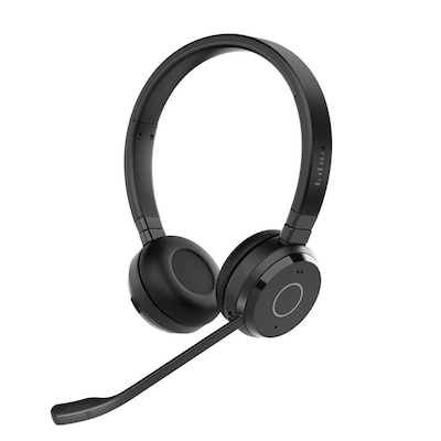 Jabra Evolve 65 TE Headset, Stereo, Kabellos, Bluetooth Zertifiziert für Microsoft Teams