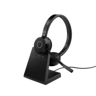 Jabra Evolve 65 TE Headset, Stereo, Kabellos, Bluetooth, inkl. Ladestation, Optimiert für Unified Communication