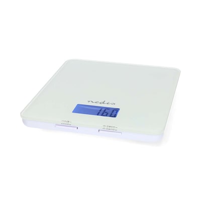 Nedis SmartLife Küchenwaage Bluetooth® | Glas / Kunststoff | Weiss