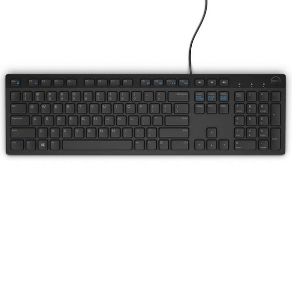 DELL KB216 Multimedia-Tastatur, schwarz