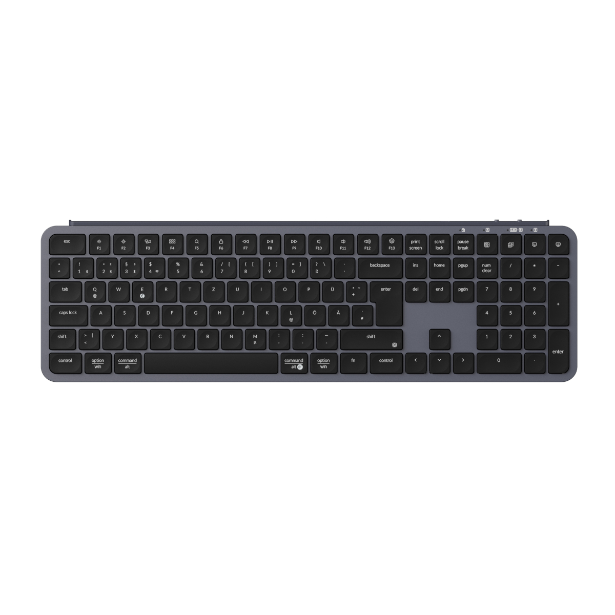Keychron B6 Pro Ultra-Slim Wireless Keyboard German Layout
