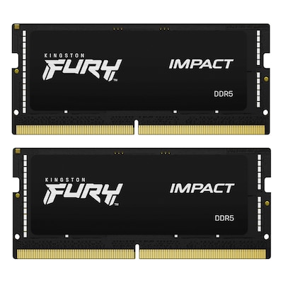 Kingston FURY Impact 64GB Kit (2x32GB) DDR5-5600 CL40 SO-DIMM Arbeitsspeicher