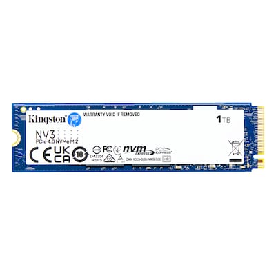 Kingston NV3 SSD 1TB M.2 2280 PCIe Gen4 NVMe Internes Solid-State-Module