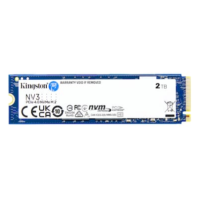 Thumbnail - Kingston NV3 SSD 2TB M.2 2280 PCIe Gen4 NVMe Internes Solid-State-Module