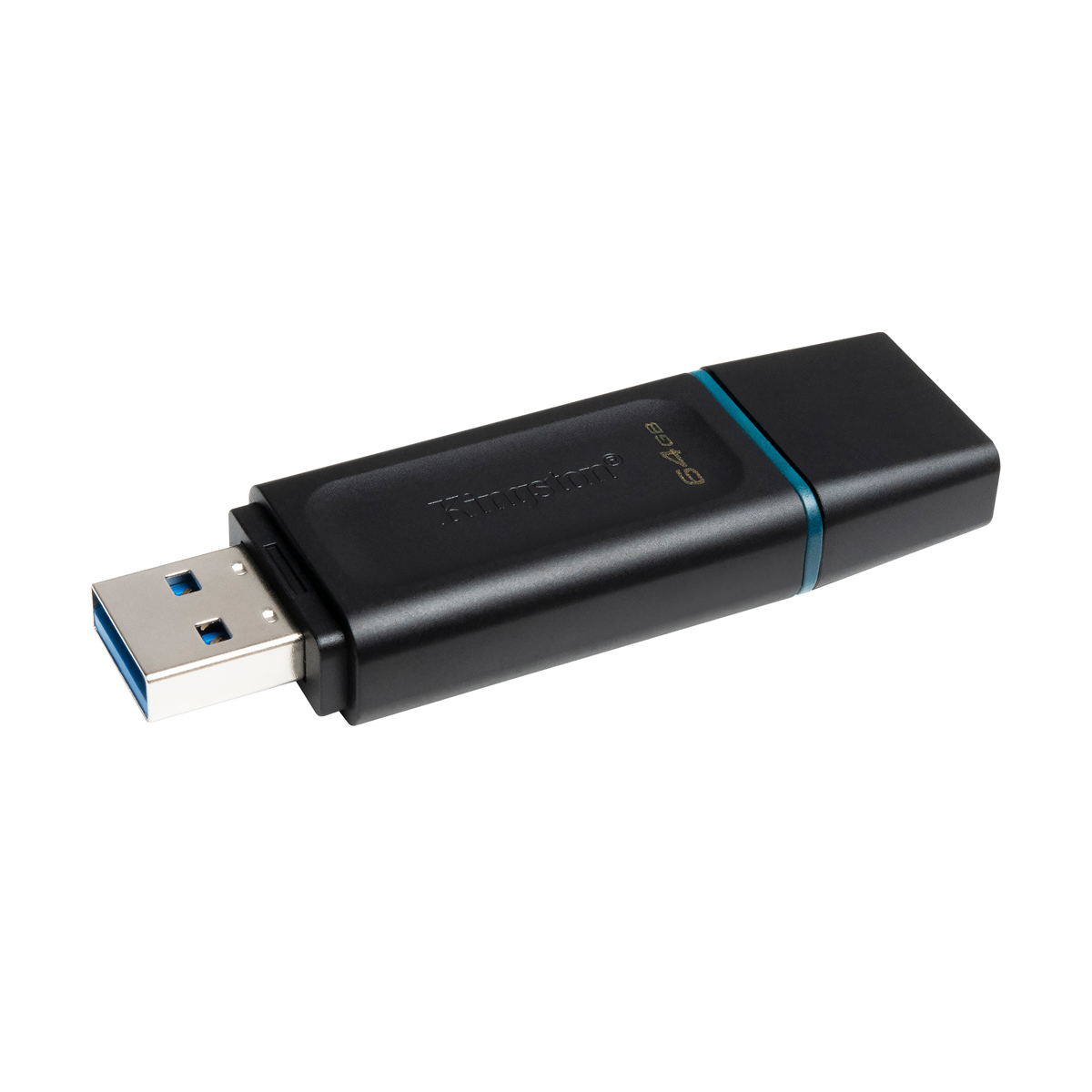 Kingston DataTraveler Exodia Typ-A 64GB USB-Stick Mit Schutzkappe, bis zu 100 MB/s, USB 3.2 Gen 1x1 5 Gbit/s