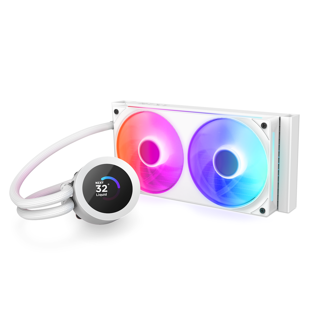 Gebraucht: NZXT Kraken Plus 240 V2 RGB weiß | AiO-Wasserkühlung | B-Ware