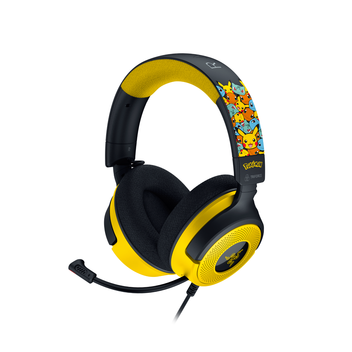 Razer Kraken V4 X Pokémon Kanto Starters Edition Kabelgebundenes Gaming-Headset mit Razer™ TriForce 40-mm-Treiber und au...
