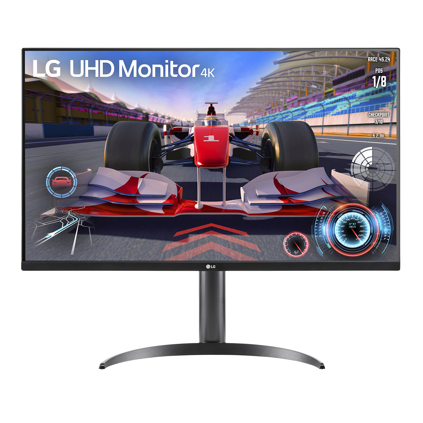 LG 32UR550K-B UHD Monitor - VA, AMD FreeSync, Höhenverst B-Ware