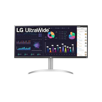 LG 34WQ650-W Office Monitor - FHD, 100 Hz 400nits, 21:9 UltraWide, USB-C, Höhenverstellbar