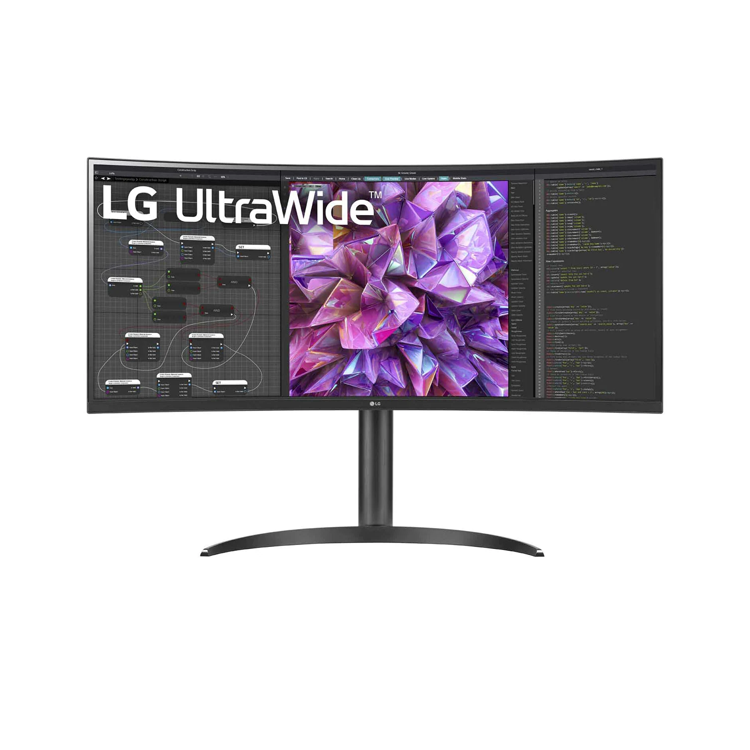 LG 34WQ75X-B Curved Monitor - HDR10, Höhenverstellung, U B-Ware