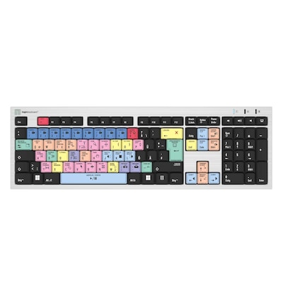 Thumbnail - LogicKeyboard PC Silver Slimline Tastatur Adobe Premiere Pro CC Design