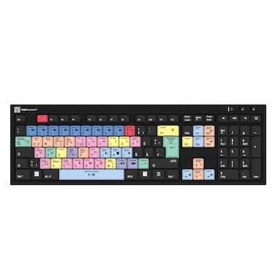 LogicKeyboard PC Nero Slimline Tastatur Adobe Premiere Pro CC Design
