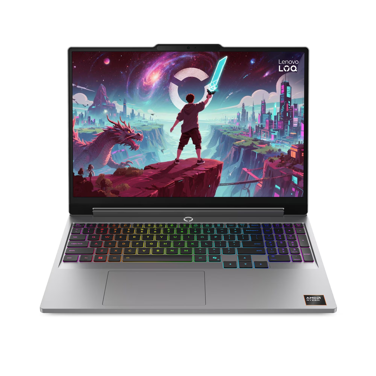 Lenovo LOQ 3 - 83TN00C2GE - 15.3" WUXGA, 165Hz, AMD Ryzen™ 7 250, 16GB RAM, 1TB SSD, RTX5060™, Dos