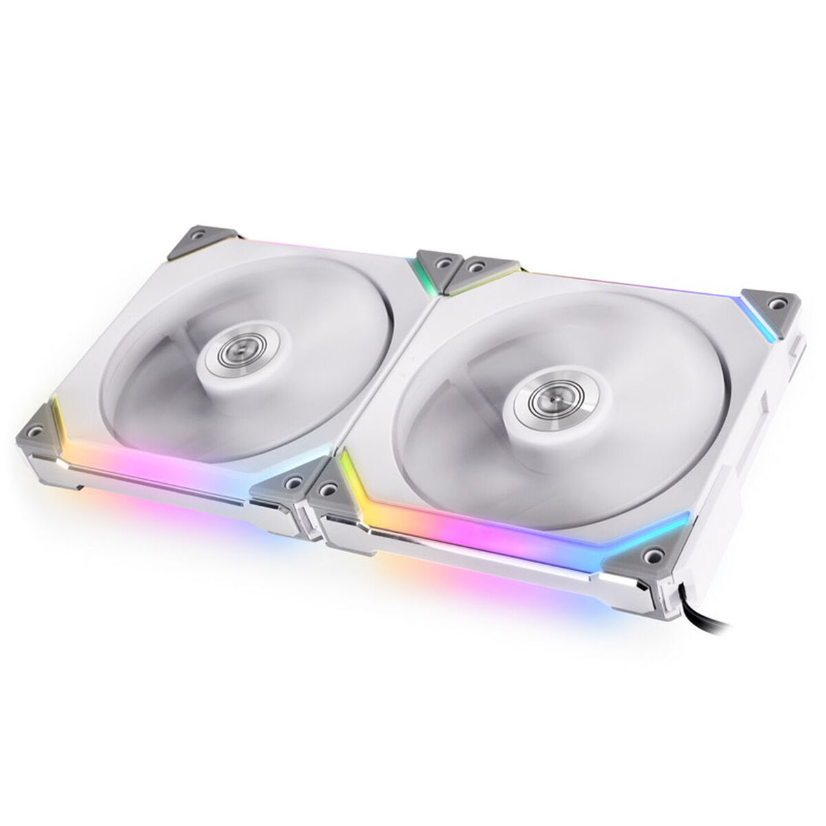 Lian Li UNI FAN SL140 ARGB PWM 2er-Pack weiß | Gehäuselüfter