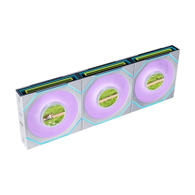 Lian Li UNI FAN SL-INF 120 FLEX LCD Wireless ARGB Reverse 3er-Pack weiß | Gehäuselüfter