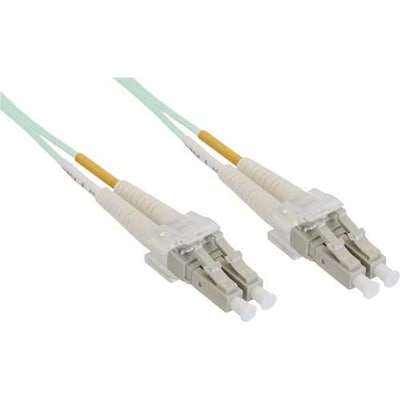 InLine LWL Duplex Kabel LC/LC, 50/125µm, 1m, OM3 halogenfrei