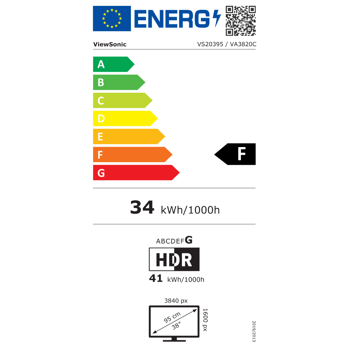 ViewSonic VA3820C 38" UWQHD+ 21:9 Curved Monitor mit USB B-Ware Displays Produkt Bild 19