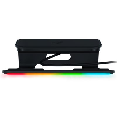 Razer Laptop Stand Chroma Laptop-Ständer mit Razer RGB Chroma-Beleuchtung , USB 3.0-Hub mit 3 Anschlüssen und 18 Grad Neigungswinkel