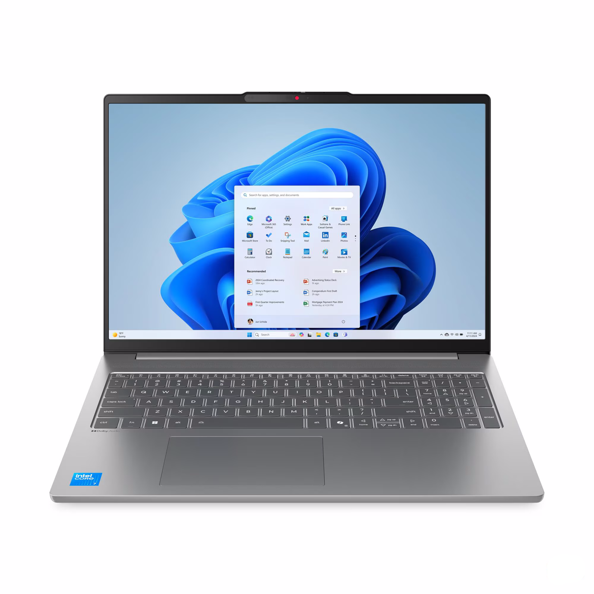 Lenovo IdeaPad 5 Slim 83J1005DGE - 16" WUXGA, Intel Core i7-240H, 24GB RAM, 1TB SSD, Windows 11 Home