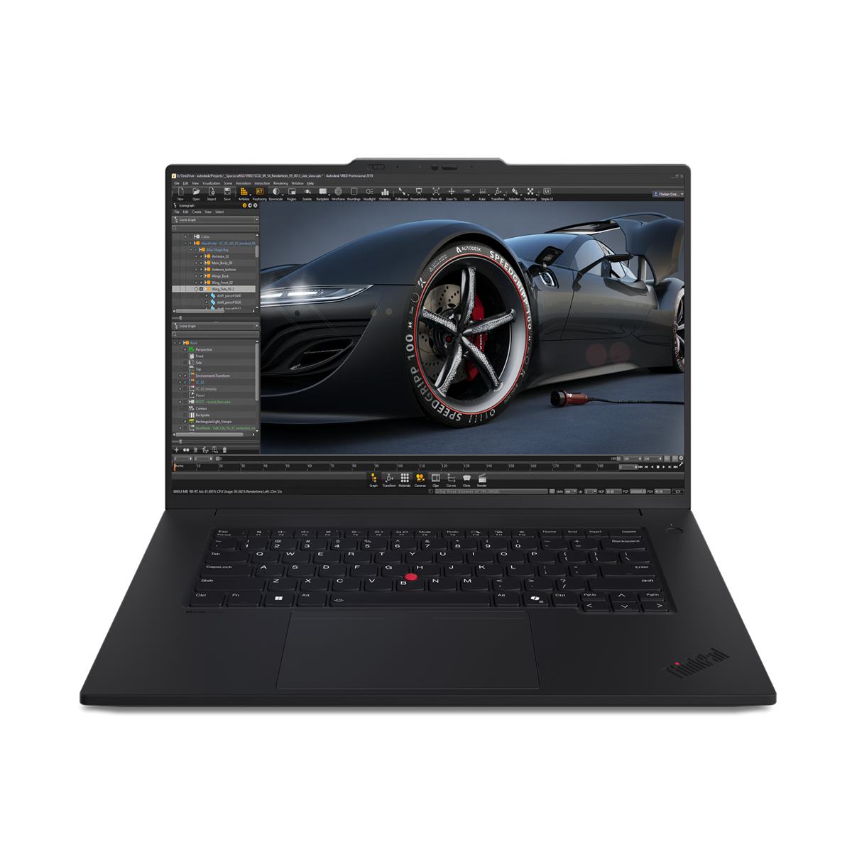 Thumbnail - Lenovo ThinkPad P1 Gen 7 - 21KV003CGE - 16" WUXGA, Intel® Core™ Ultra 7 165H, 64GB RAM, 2TB SSD, Windows 11 Pro