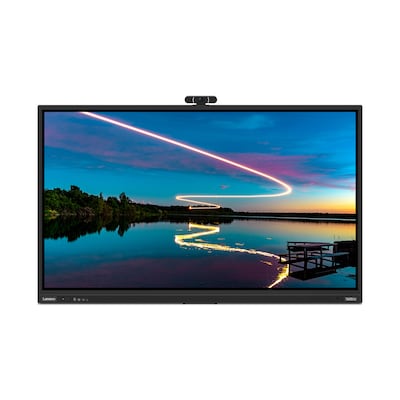Lenovo ThinkVision T86 (mit Kamera) 86" 4K UHD VA Touch, 60HZ, 6.5ms, HDMI, DisplayPort, VGA, USB, USB-C, RJ45, Bluetooth