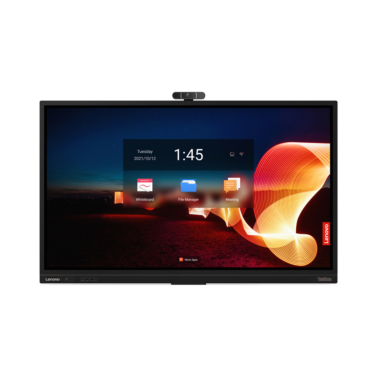 Lenovo ThinkVision T75 (mit Kamera)- FD, Digital Sygnage Display 75" 4K UHD IPS, 60HZ, 8ms, HDMI, DisplayPort, VGA, USB, USB-C, RJ45, Bluetooth