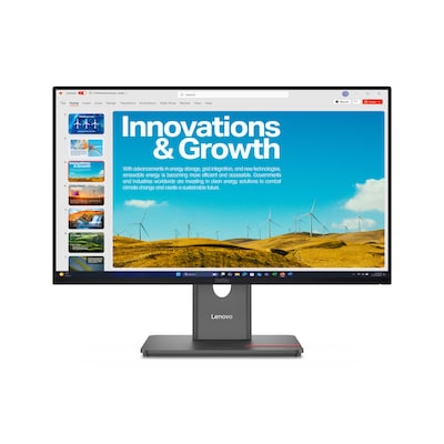 Lenovo ThinkVision P24QD-40 23.8" QHD IPS, 120HZ, 6ms, HDMI, DisplayPort, USB-C (PD 15W)