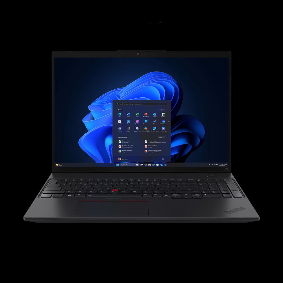 Lenovo ThinkPad L16 Gen2 - 21SA004BGE 16" WUXGA, Intel Core Ultra 7 - 255U, 32GB RAM, 1TB SSD, LTE, Windows 11 Pro