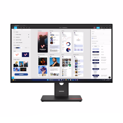 Lenovo ThinkVision T32UD-40 - 64B0GAT1EU-CAMPUS 31.5“ 4K-UHD, 75Hz, 350 cd/m², HDMI, DisplayPort, USB-C, Campus Exklusiv