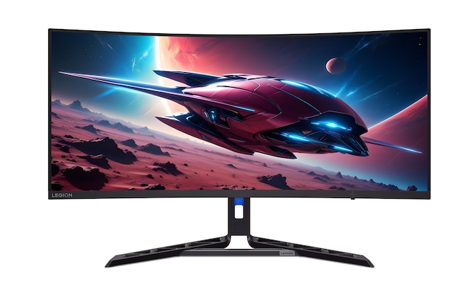 Lenovo Legion R34w-30 Gaming Monitor - 180Hz, WQHD Ultr B-Ware AMD FreeSync™ Premium, 0,5ms (MPRT), 1500R Curved