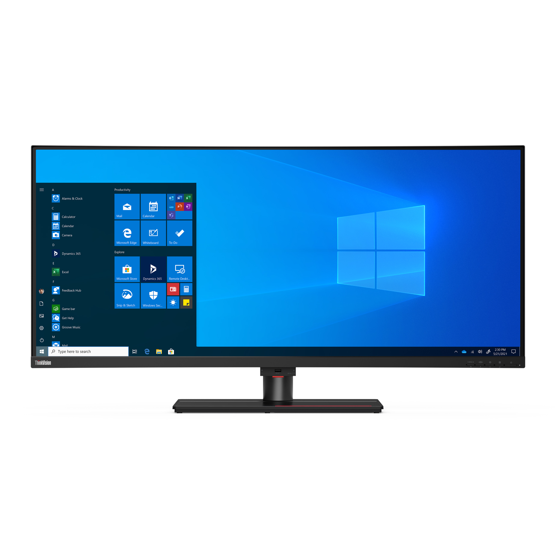 Lenovo ThinkVision P40w-20 Business Monitor - Curved, IP B-Ware PD 27Watt, RJ45, Thunderbolt