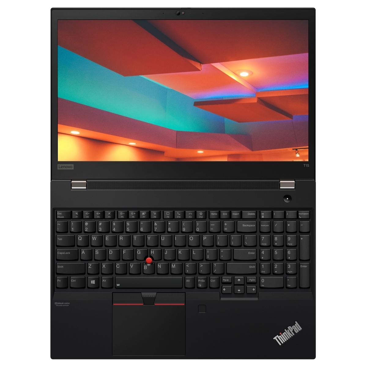 Lenovo thinkpad t15 gen 1 | intel core i5 10. Generacije | 16 gb ram in ssd | 15,6″ full hd | poslovni prenosnik 4 Lenovo thinkpad t15 gen 1 tipkovnica s številčnim delom in trackpointom